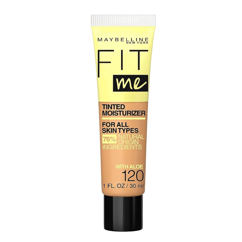 MAYBELLINE Fit Me Tinted Moisturizer Natural Coverage Face Makeup #120